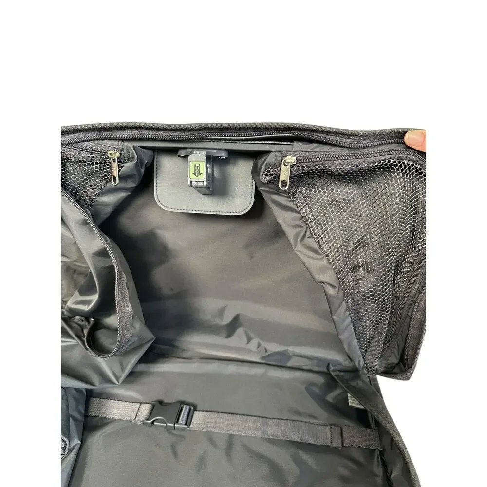 Skyway Gray Trifold Hanging Garment Bag Carry On Travel Luggage Case Organizer